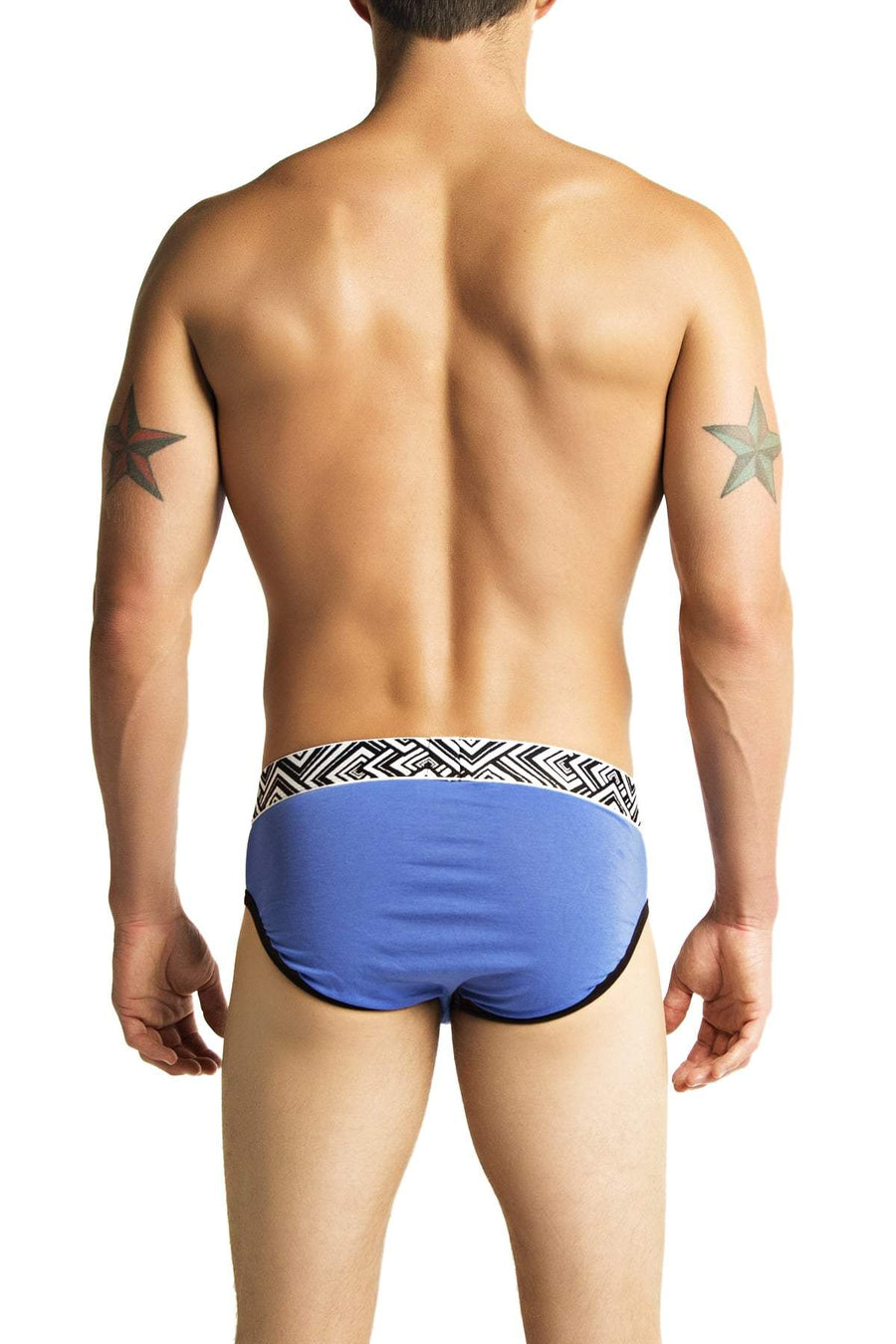 2(X)IST Blue Graphic Brief