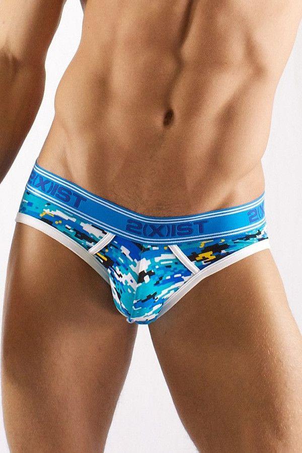 2(X)IST Blue Sea Camo Brief