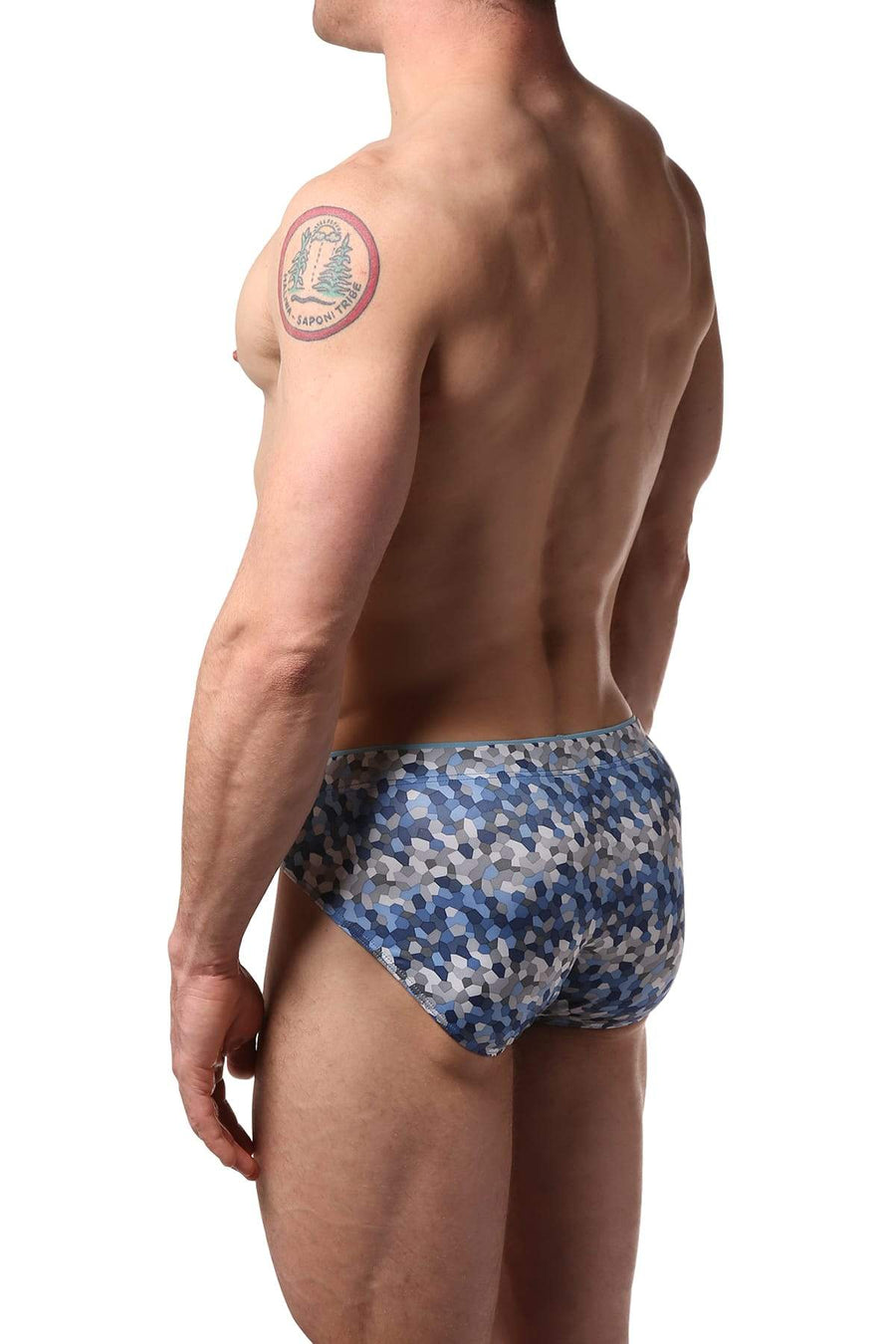 2(X)IST Blue Mosaic Sliq Micro Brief