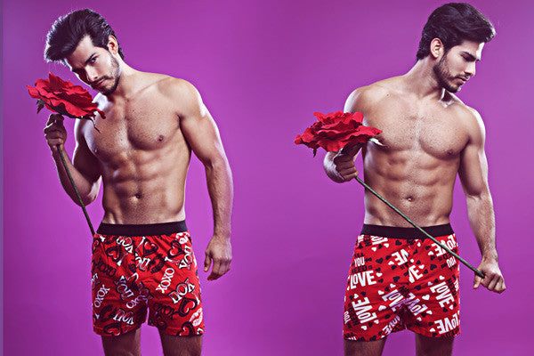 Valentines Day Printed Boxers
