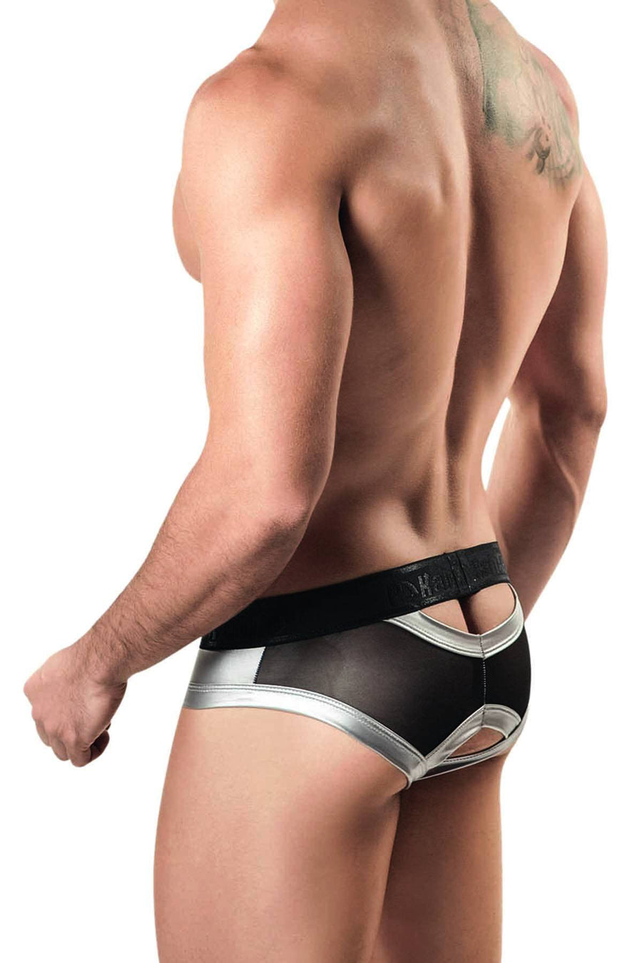 Pikante Silver Exquisiute Mesh Brief