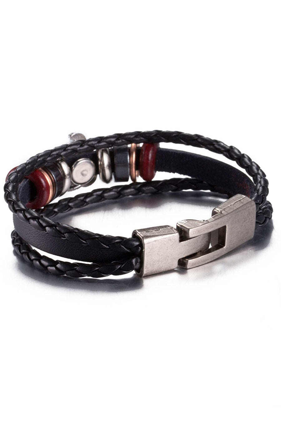 Black Red Eye Charm Bracelet