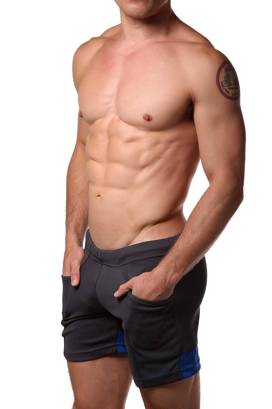 Freedom Reigns Charcoal/Cyan Elysium Pro Short