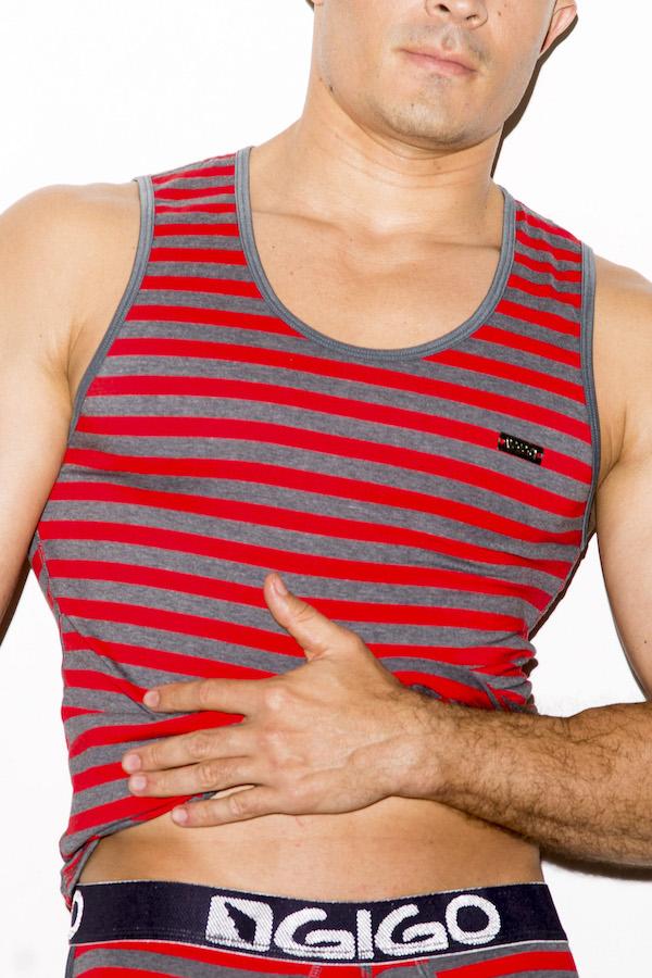 Gigo Red Sailor Tank Top