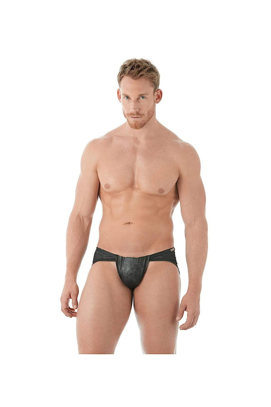 Gregg Homme Charcoal Wild West Faux Suede Loincloth Brief