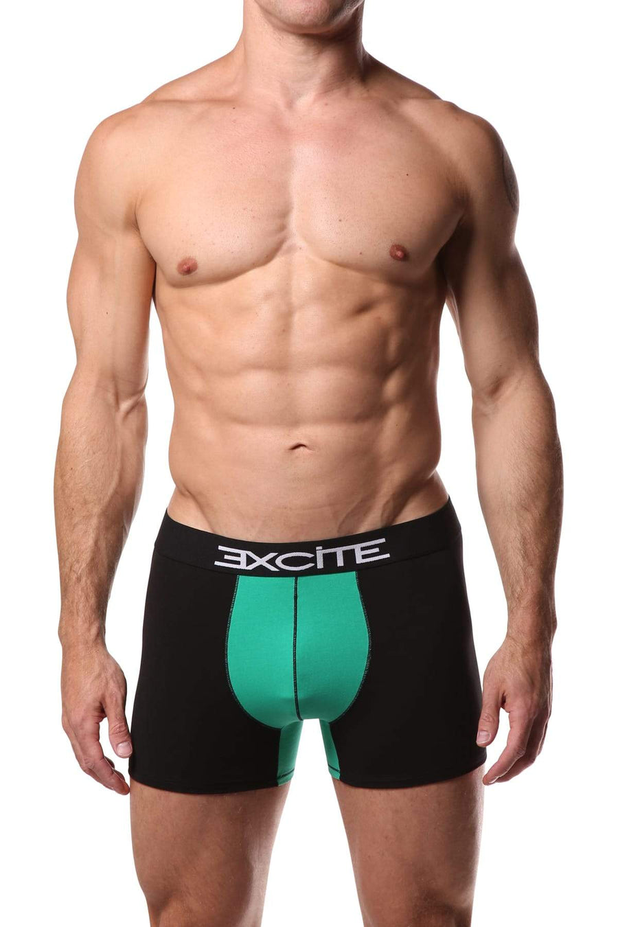 EXCiTE Black & Green Boxer Brief