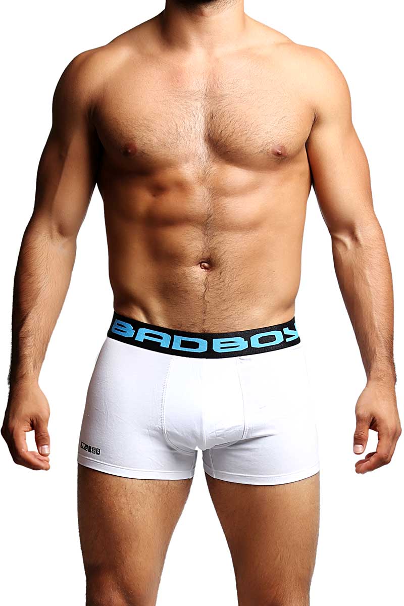 BadBoy White Contender Short Boxer 2-Pack