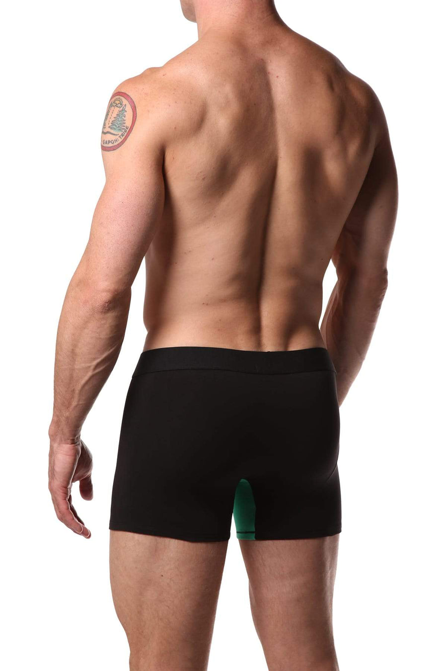 EXCiTE Black & Green Boxer Brief