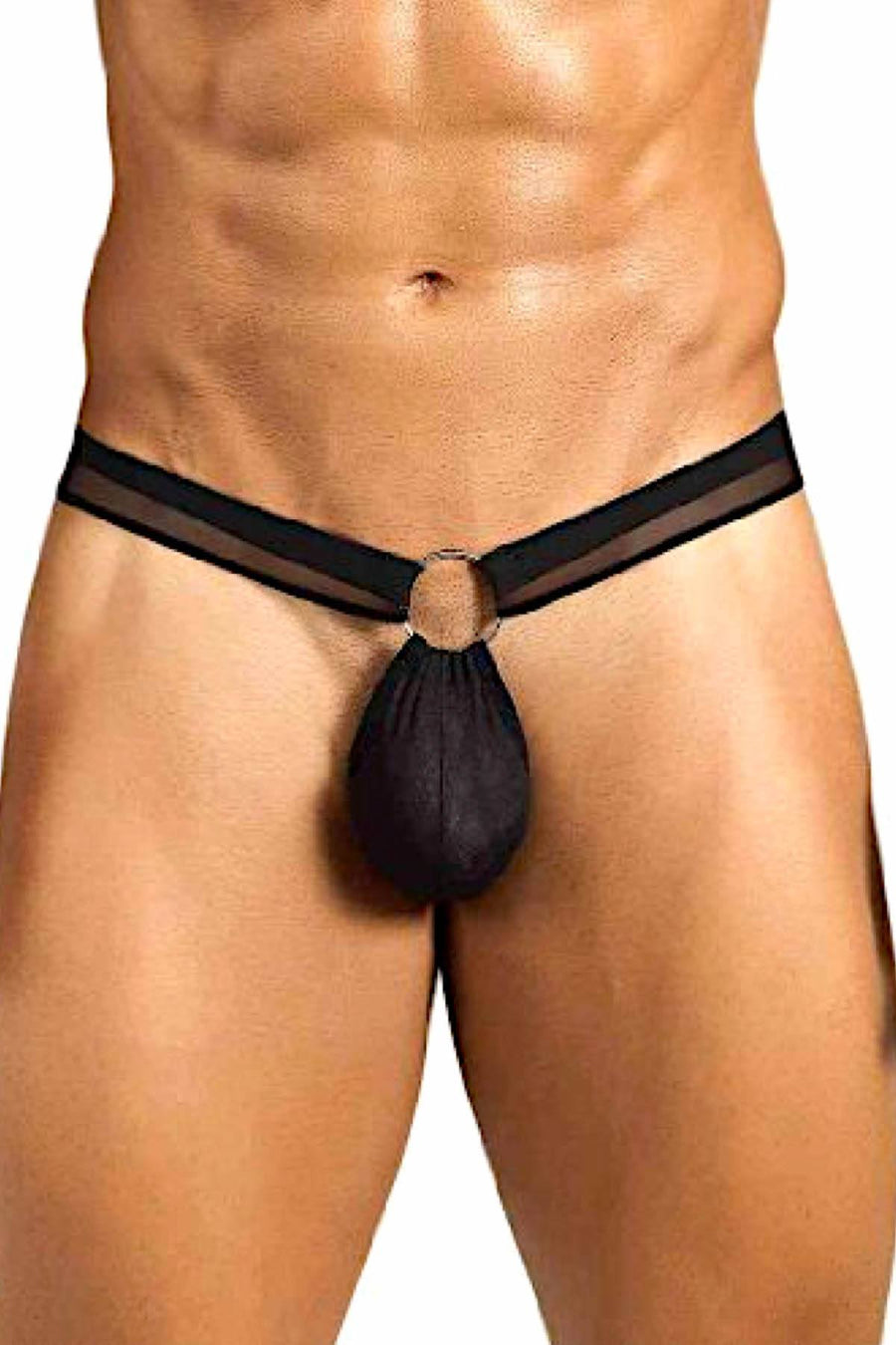 PPÜ Black Ring Thong