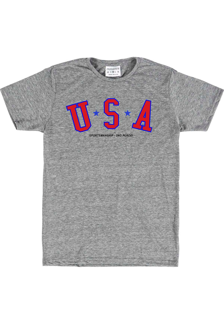Rxmance Grey Sportsmanship Crew Tee