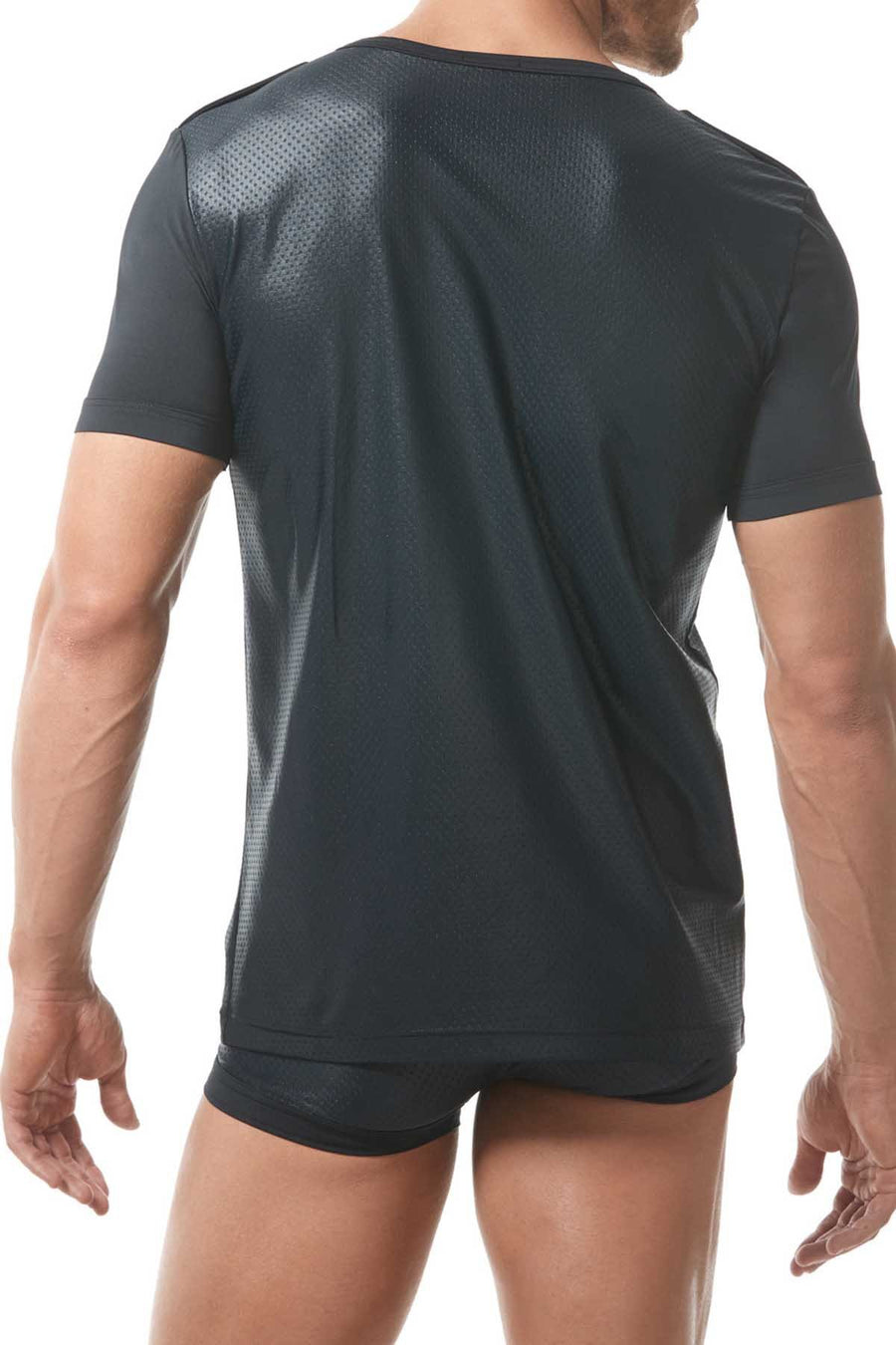Gregg Homme Black Reveal Italian Jacquard T-Shirt