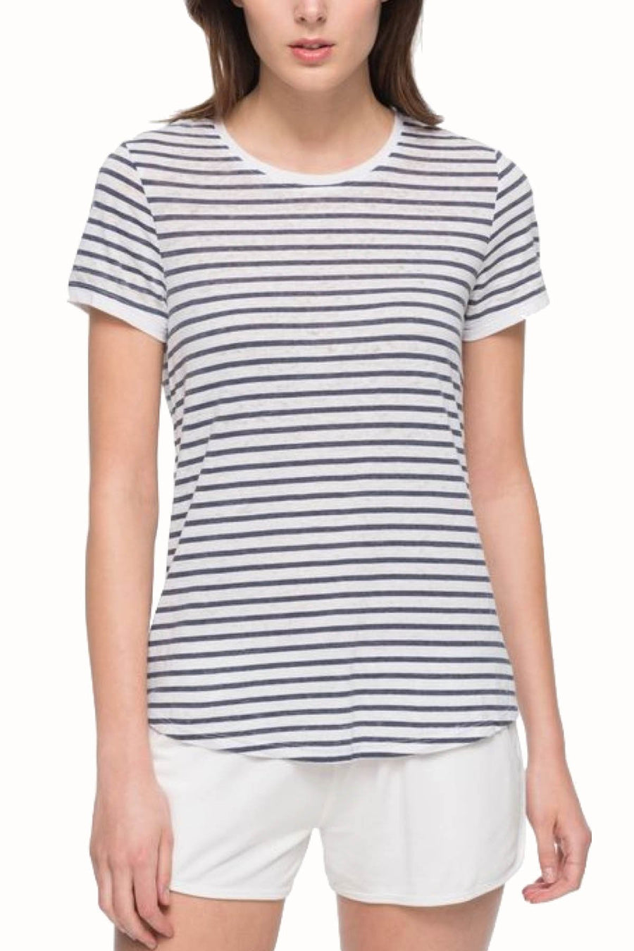 Tommy Hilfiger Sport Black/White Crossover-Back Skipper Tee