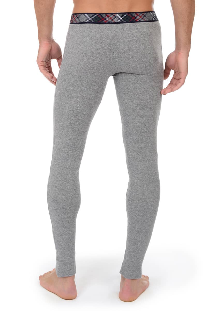 2(X)IST Grey Tartan Long Underwear
