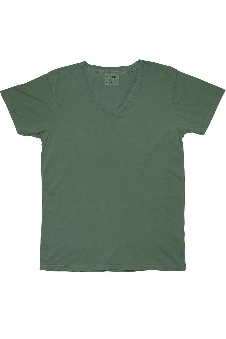 Rxmance Unisex Grass Green V-Neck Tee