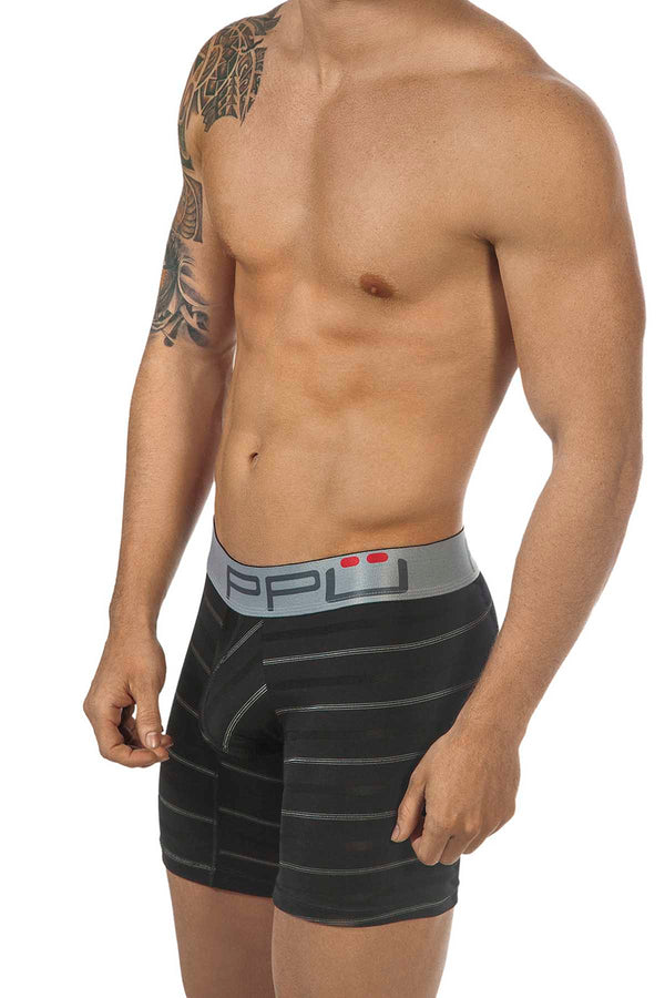 PPÜ Black/Chalk Stripe Boxer Brief