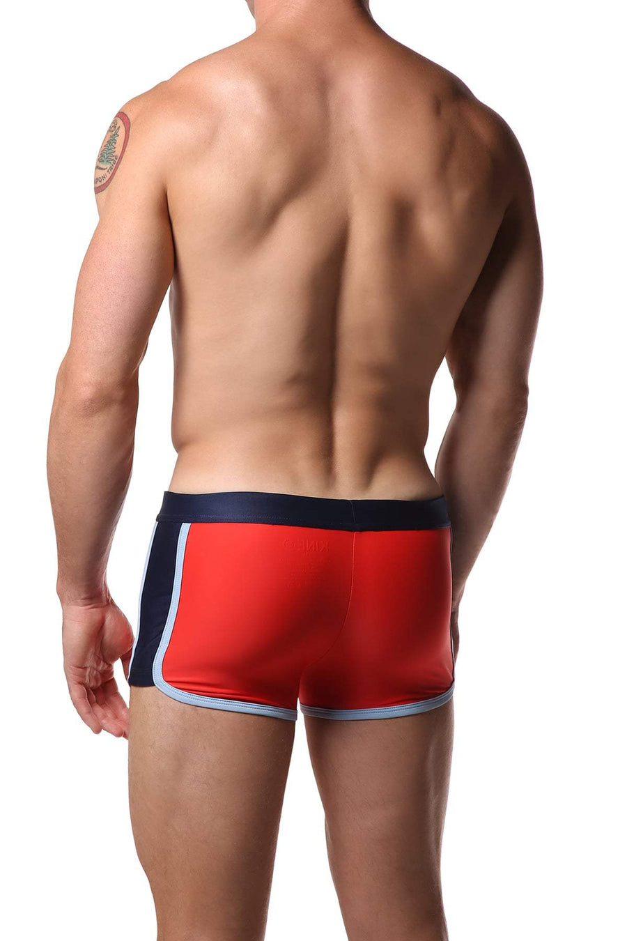 Kine Red Swim Trunks