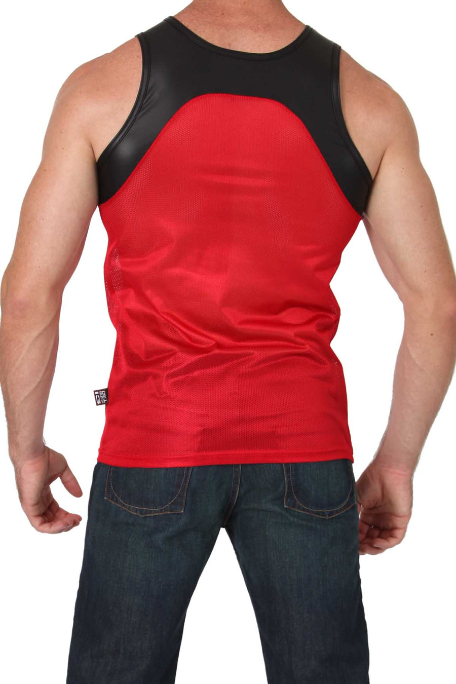 Timoteo Red Covert Harness Tank Top
