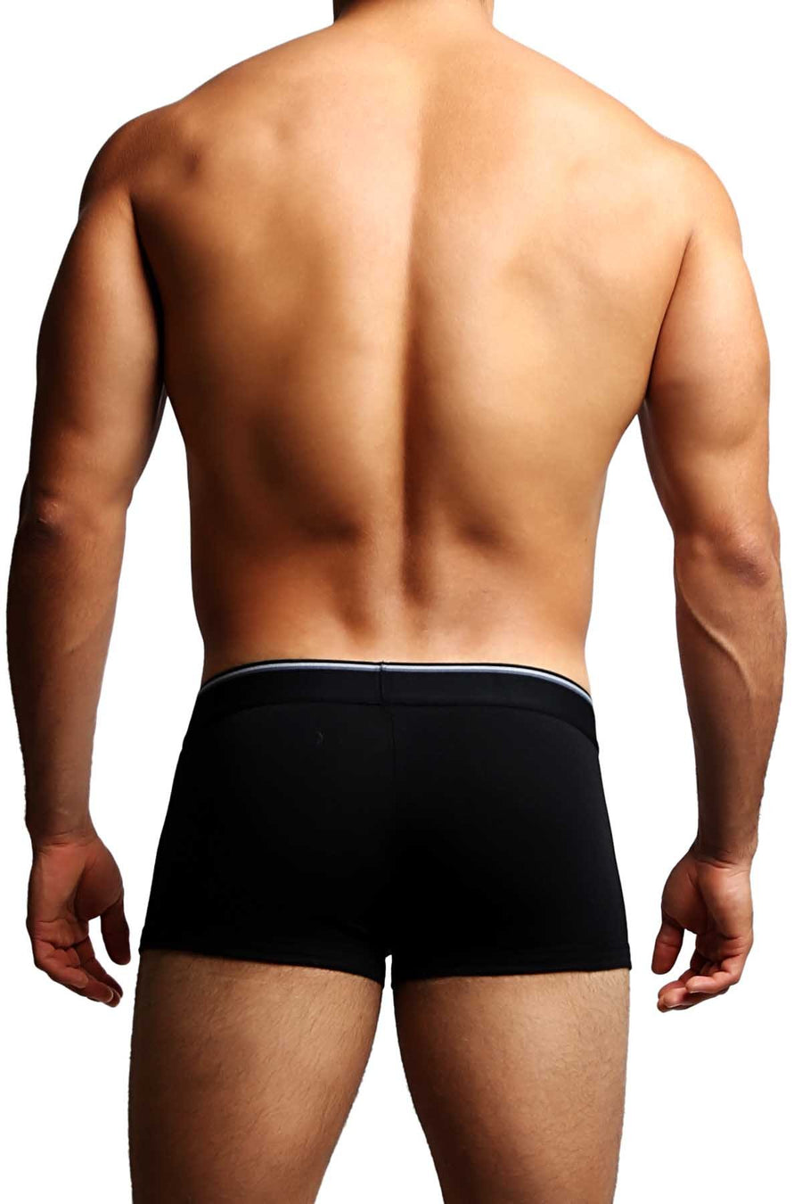 2-Pack Papi Black & Charcoal Solid Stretch Brazilian Trunks