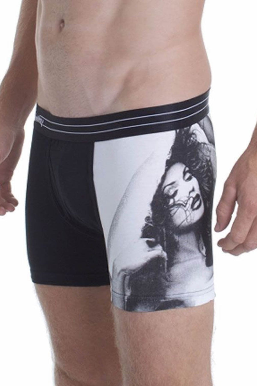 Sly Black & White Njapf Boxer Brief