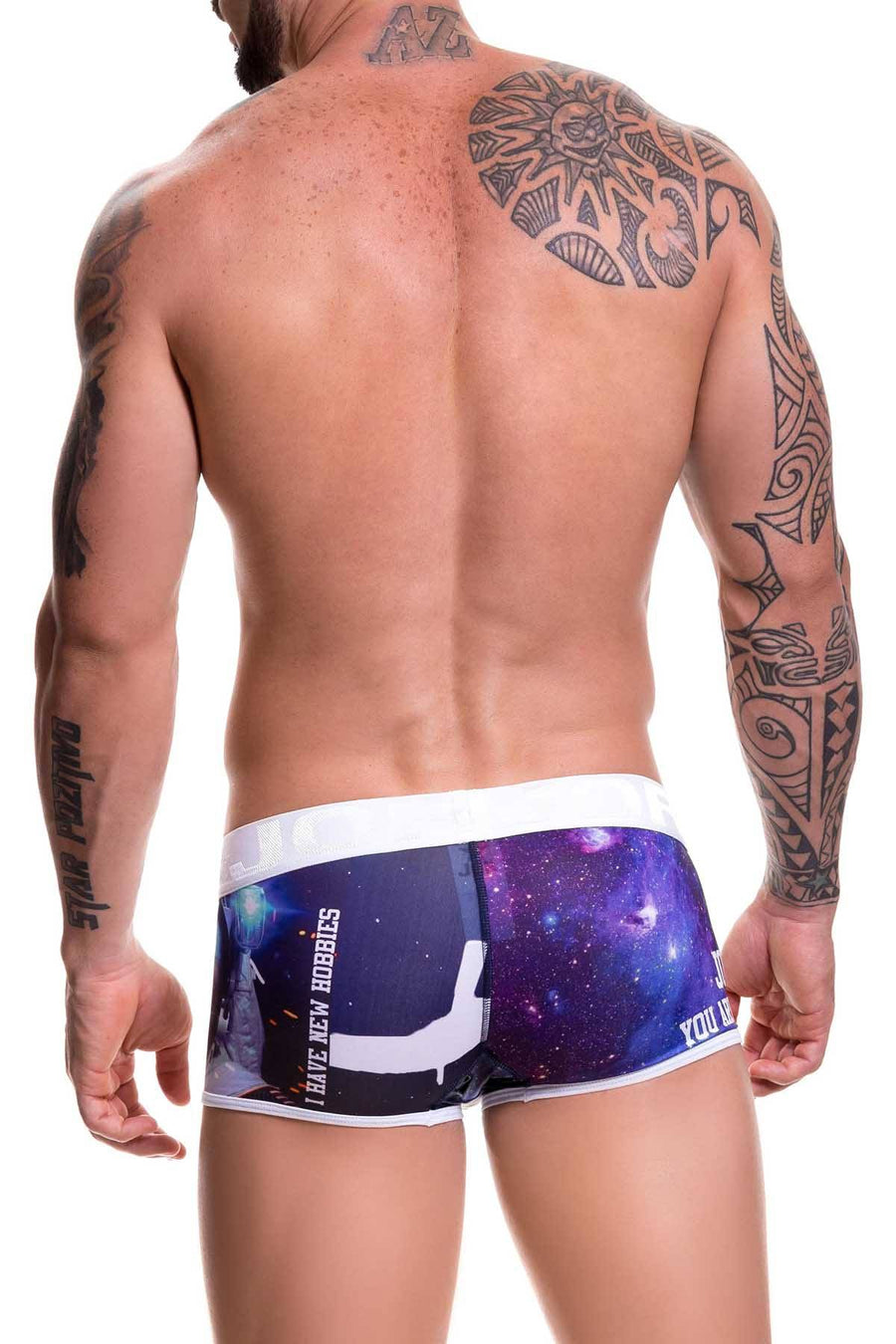 Jor Galactic-Printed Boxer-Trunk