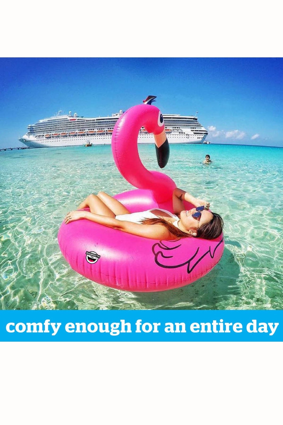 BigMouth Inc. Pink Flamingo Giant Pool Float