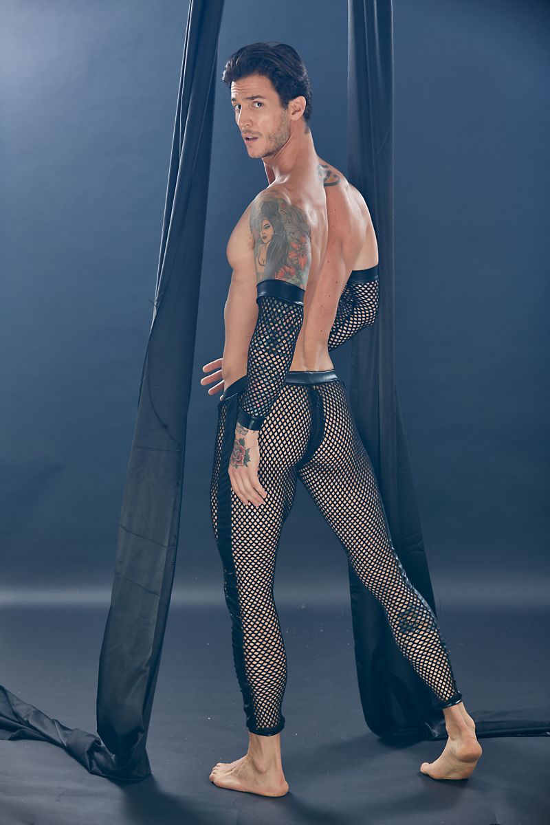 Extreme Collection Dungeon Black Mesh Legging
