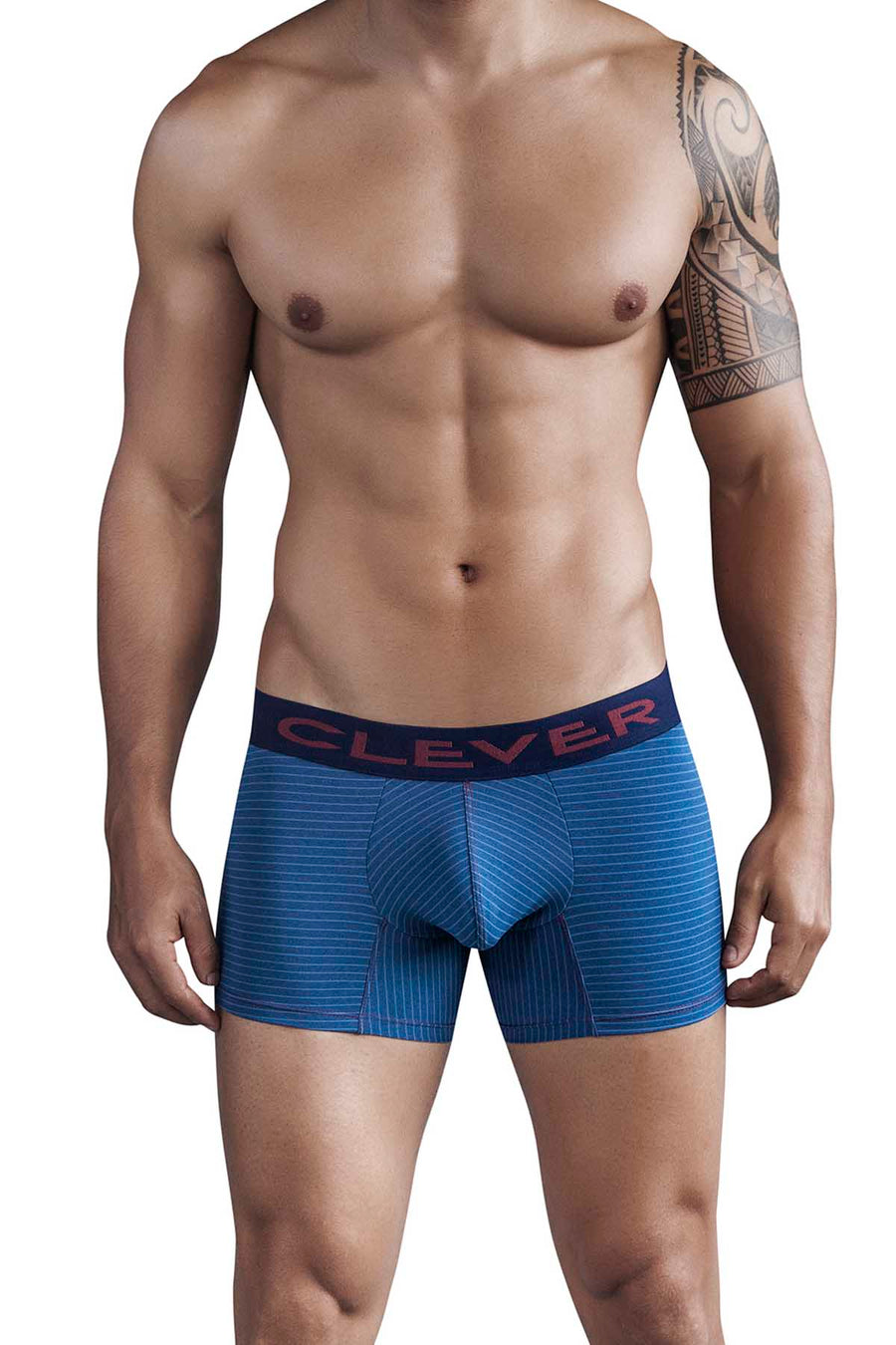 Clever Blue One Human Race Boxer