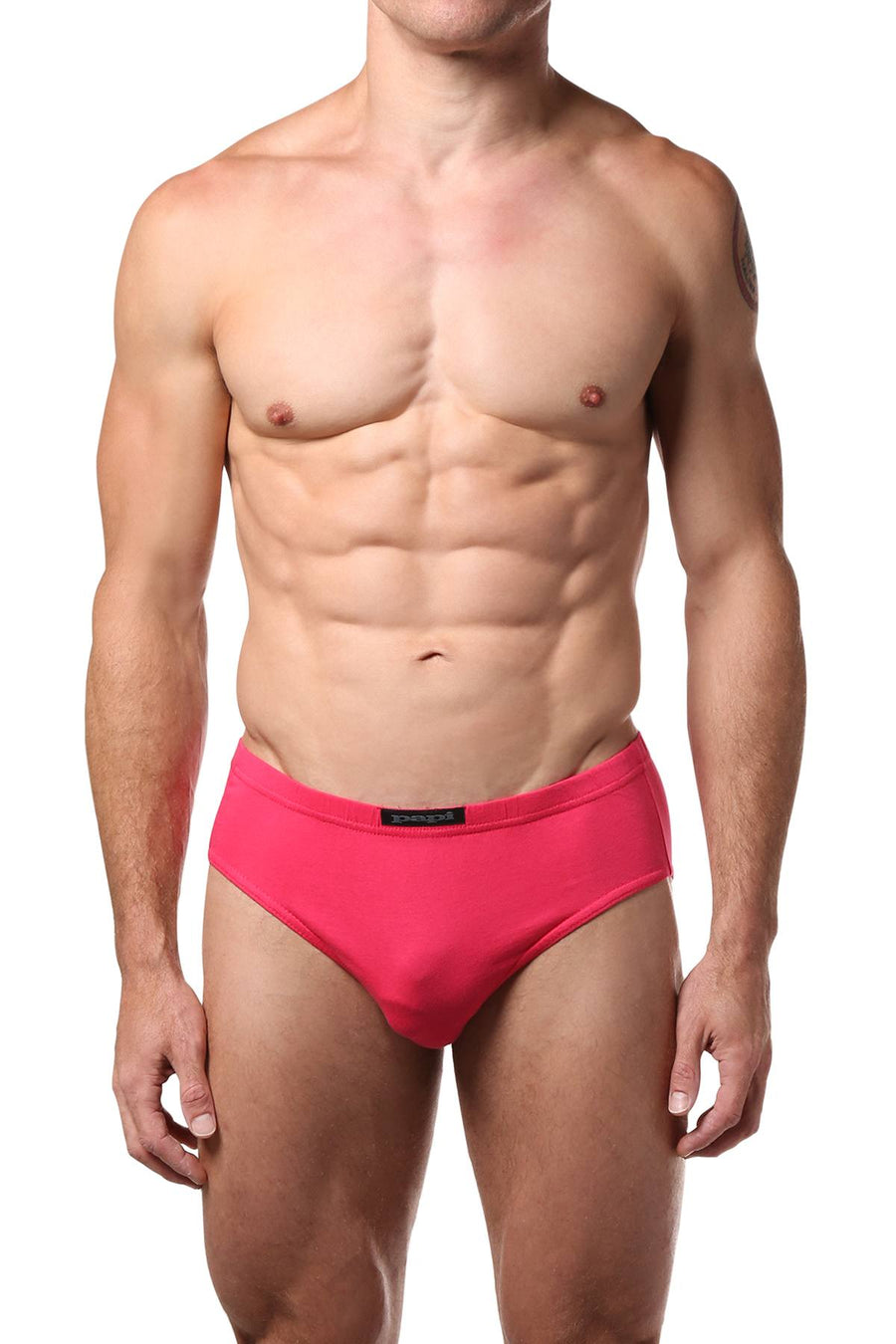 Papi Pink/Blue/Navy/Grey/Black Low-Rise Brief 5-Pack