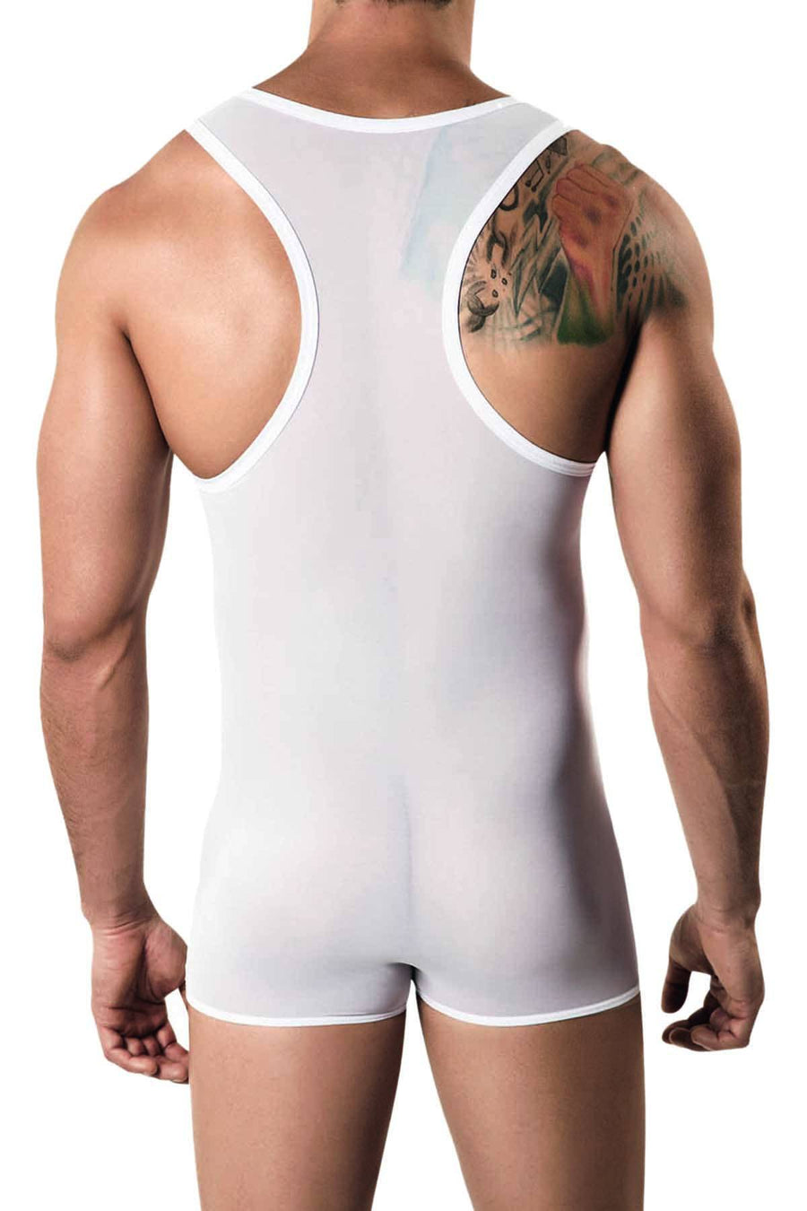 Pikante White Silom Mesh Body Singlet