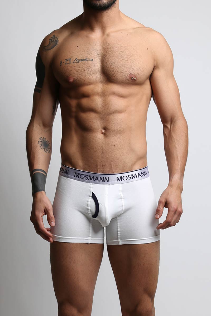 2-Pack Mosmann White & Navy Pineapple Boxer Brief