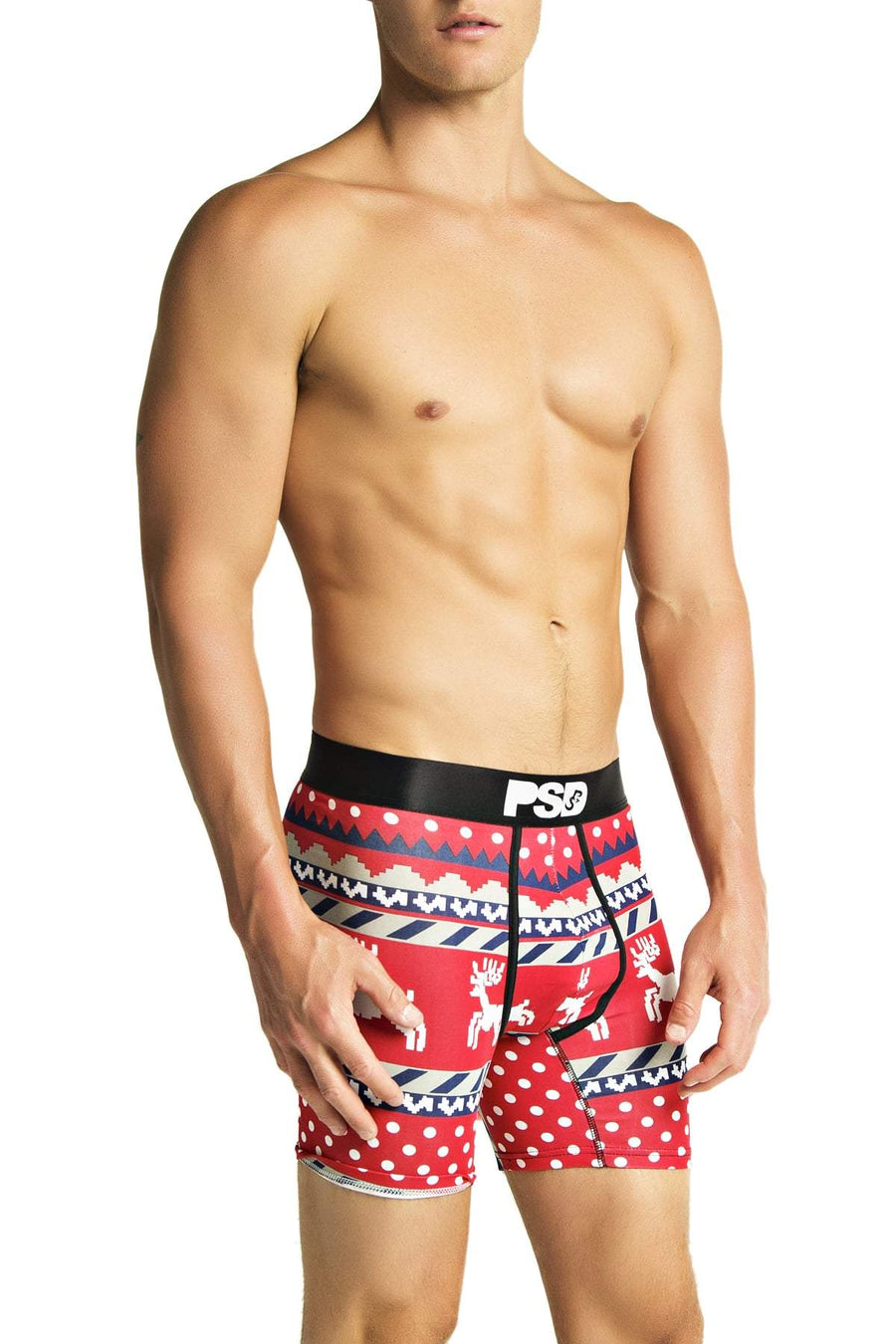 PSD Red Ugly Sweater Boxer Brief