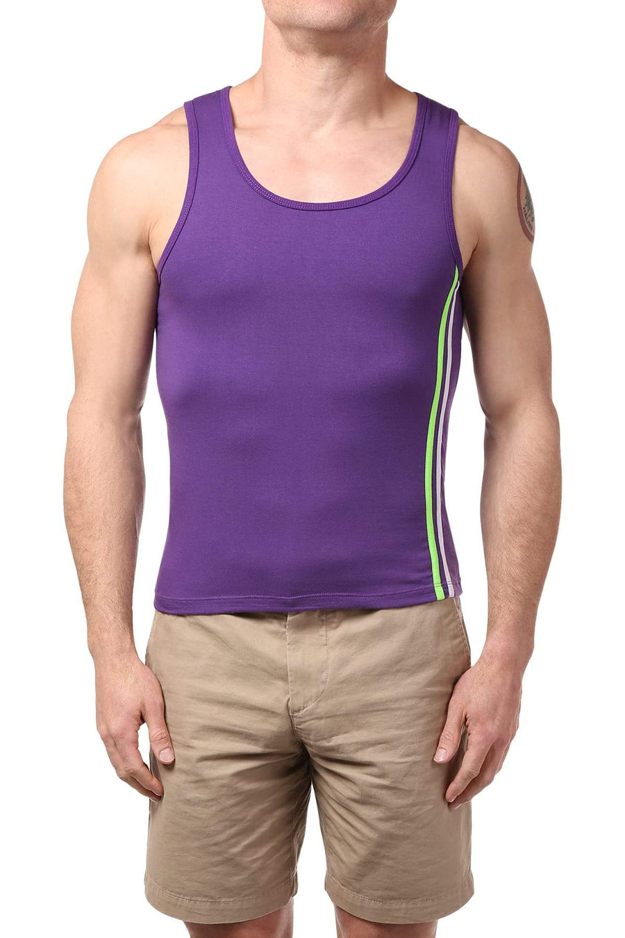 Gigo Purple Bias Tank