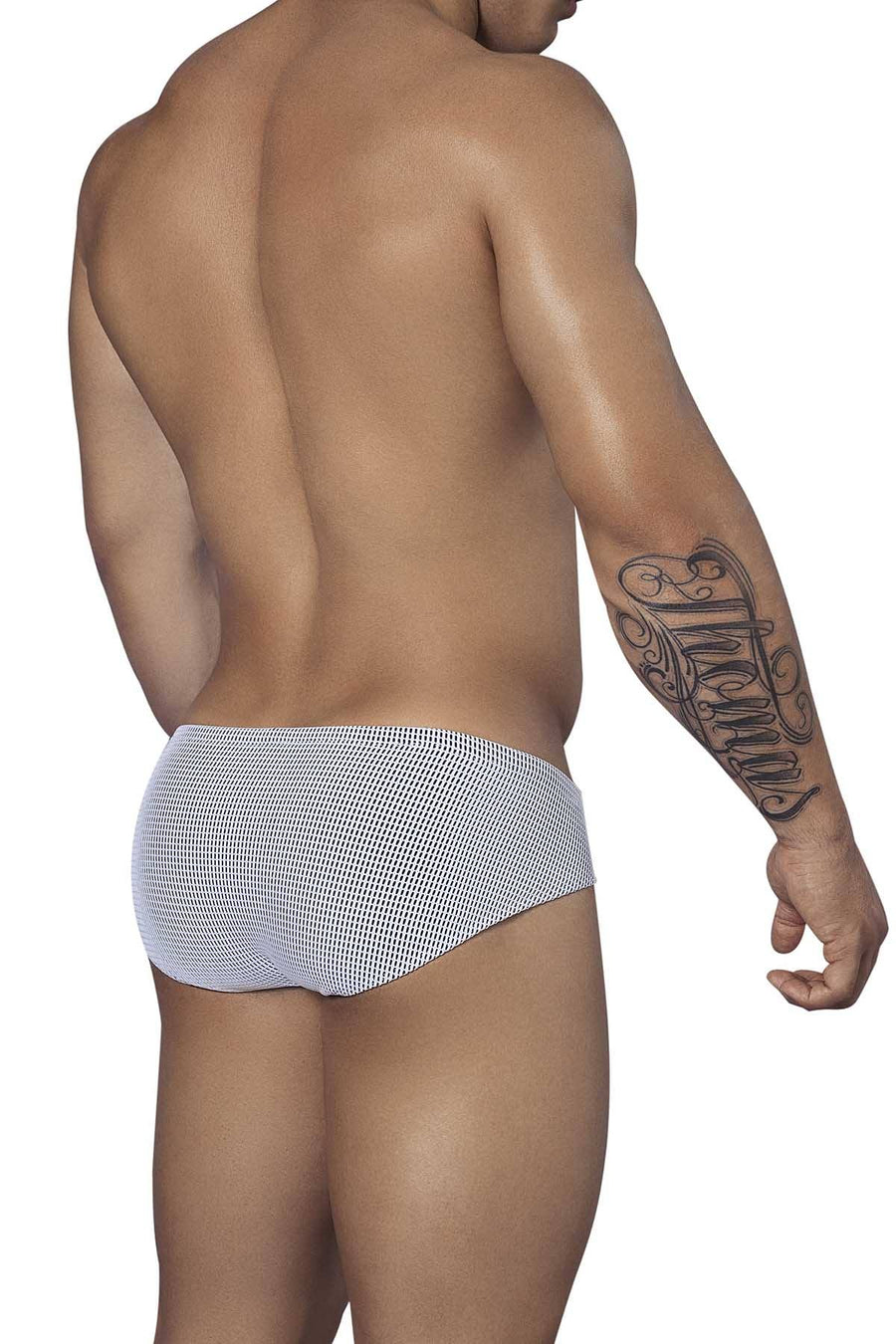 Pikante White/Navy Parachute Matrix Brief