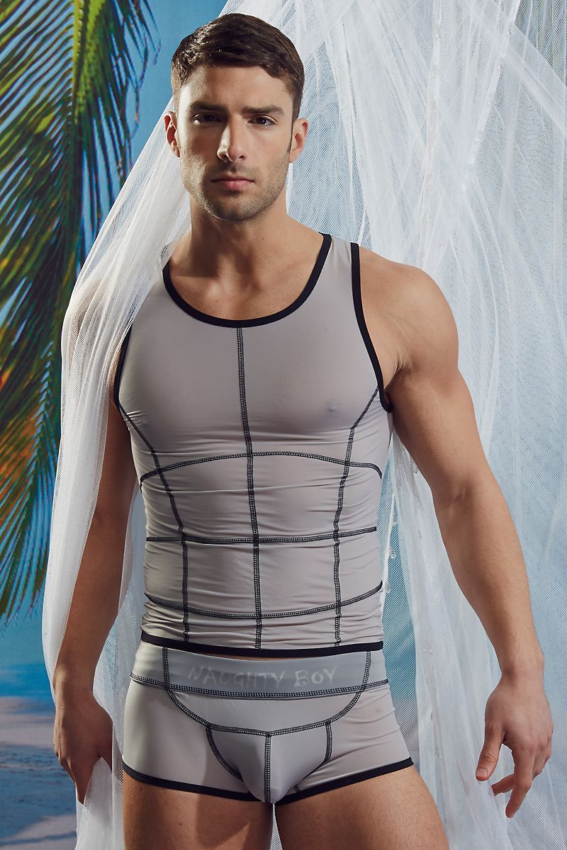 Naughty Boy Grey Anatomy Tank