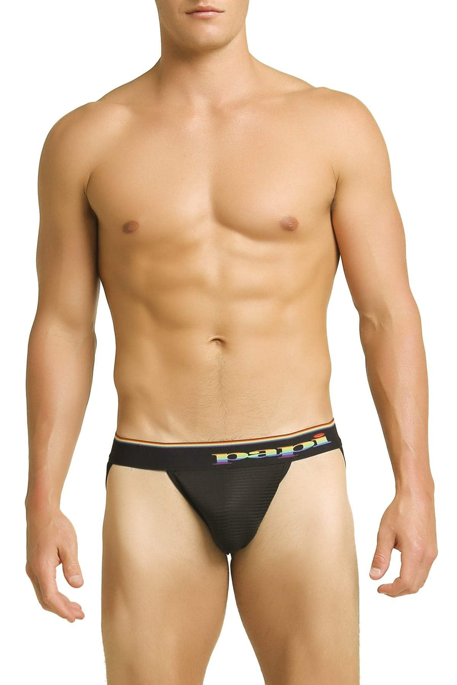 Papi Black Rainbow Jockstrap