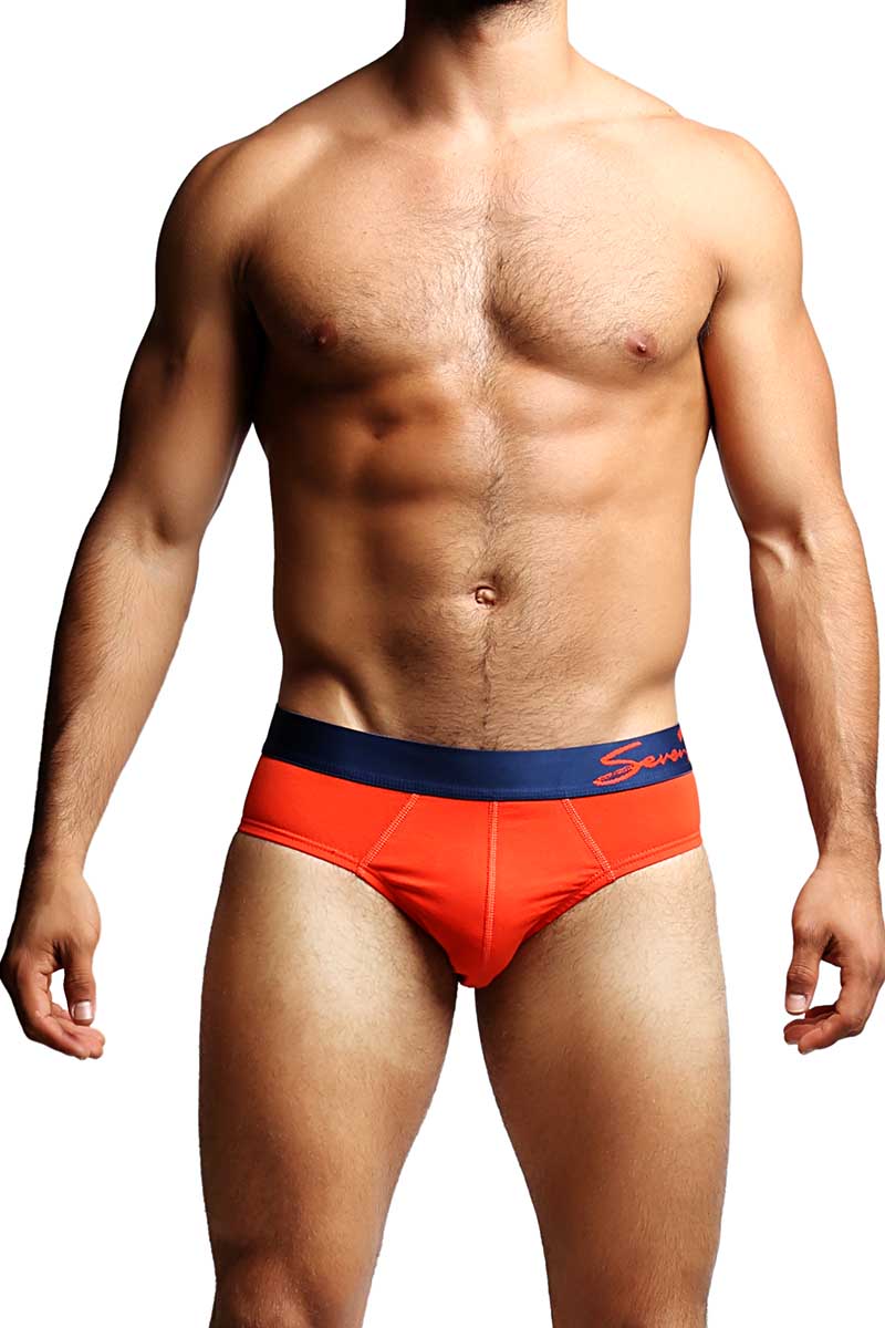 2-Pack Seven7 Navy & Red Brief