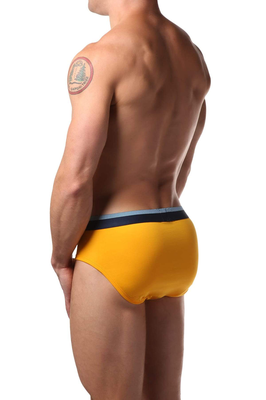 2(X)IST  Yellow Graphic Cotton Brief test