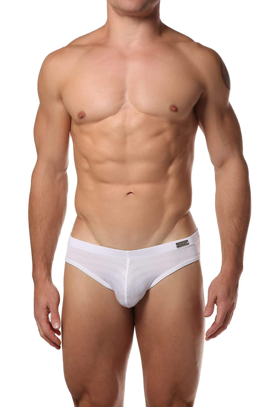 Gigo White Classic Jock Brief
