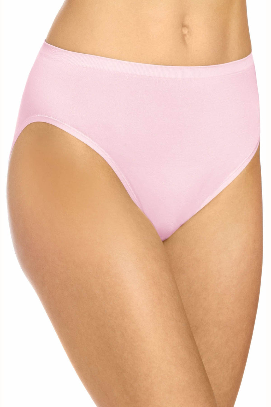 Vanity Fair Shy-Pink Seamless High-Cut Strata Brief