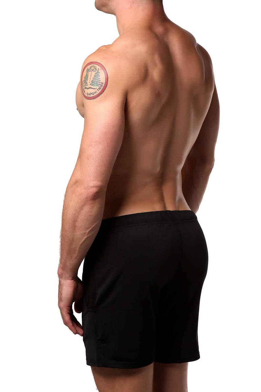 Freedom Reigns Black/Green-Camo Combat Short
