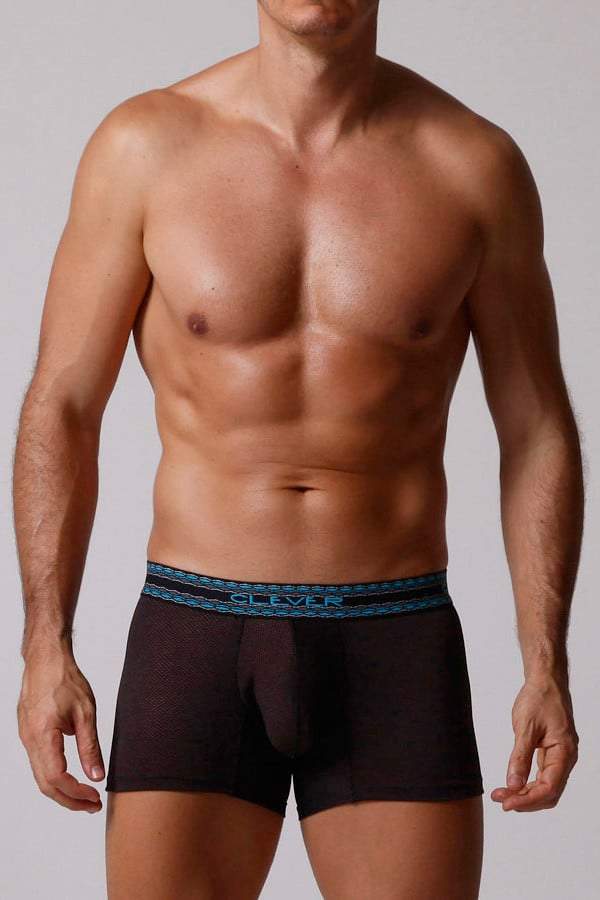Clever Black Pin Dot Boxer Brief