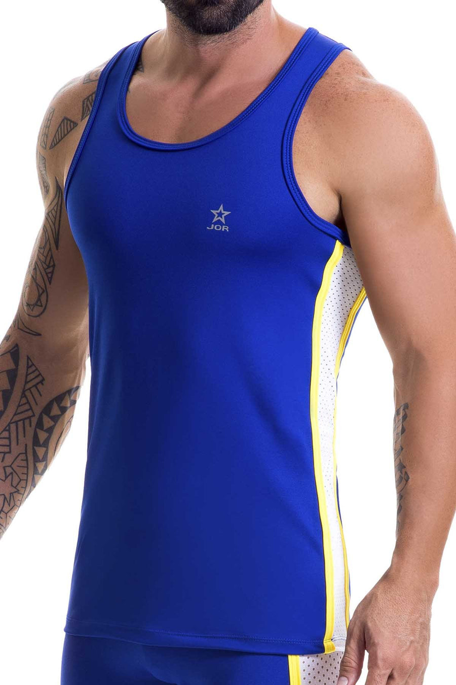 Jor Royal Blue Gladiator Tank Top