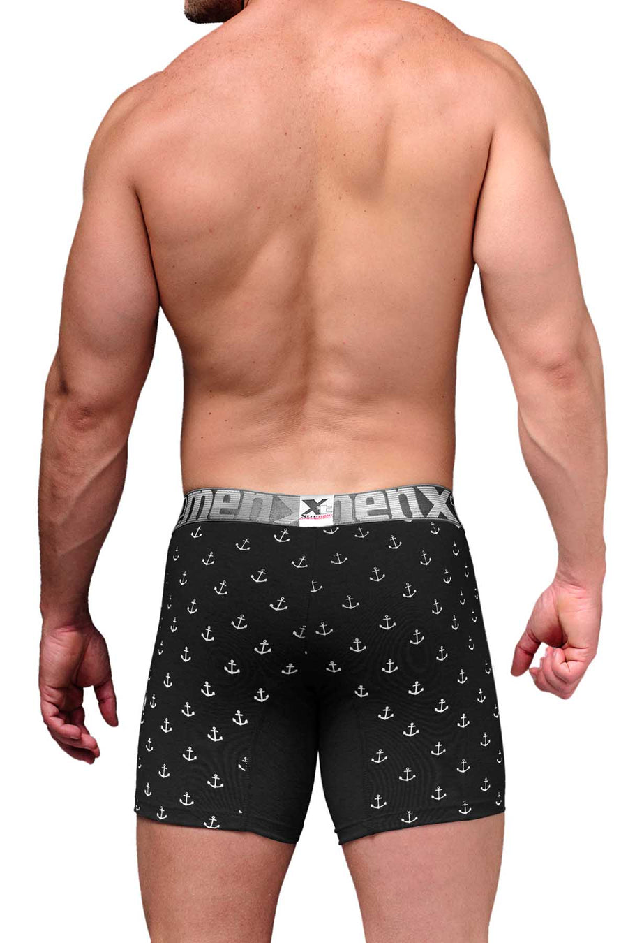 Xtremen Black Anchor Microfiber Boxer Brief
