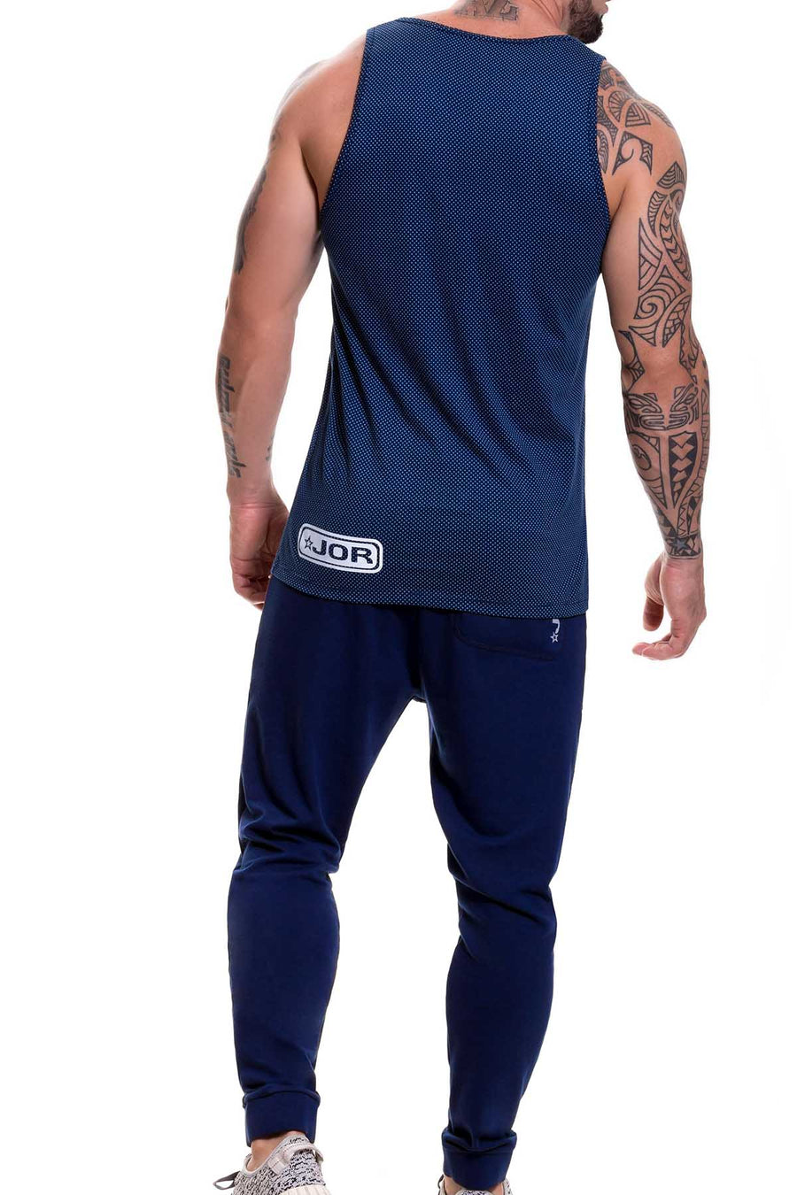 Jor Navy-Blue Turin Tank Top