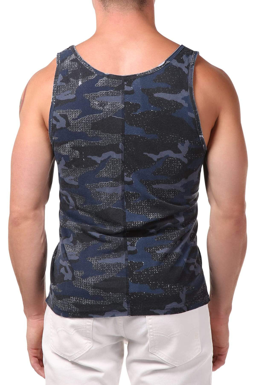 Datch Blue Camo Tank Top