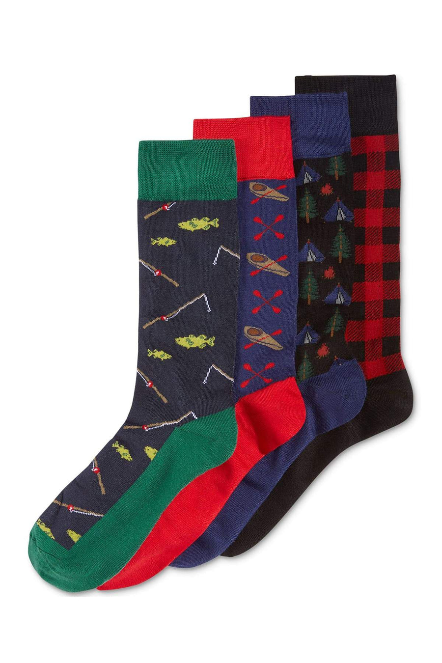 Club Room 4-Pk. Gentleman Pattern Assorted Socks Sport