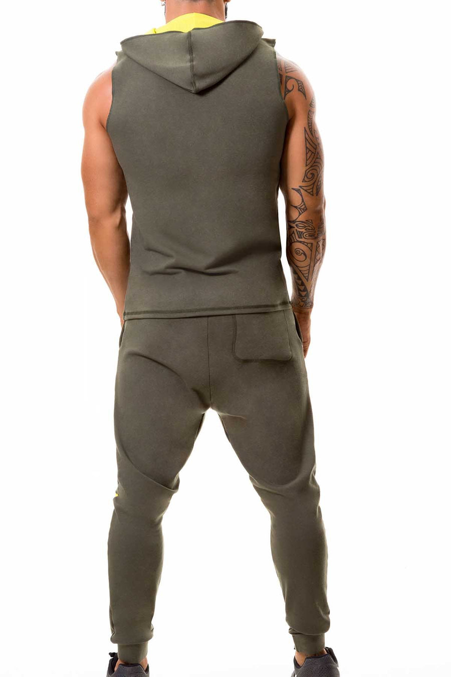 Jor Green Soho Sleeveless Hoodie
