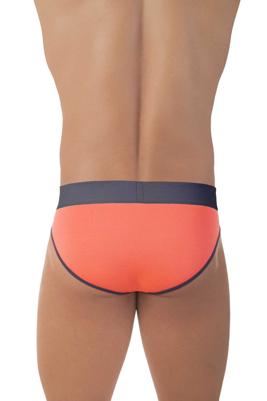 Mandies Neon-Orange/Navy Casino Brief