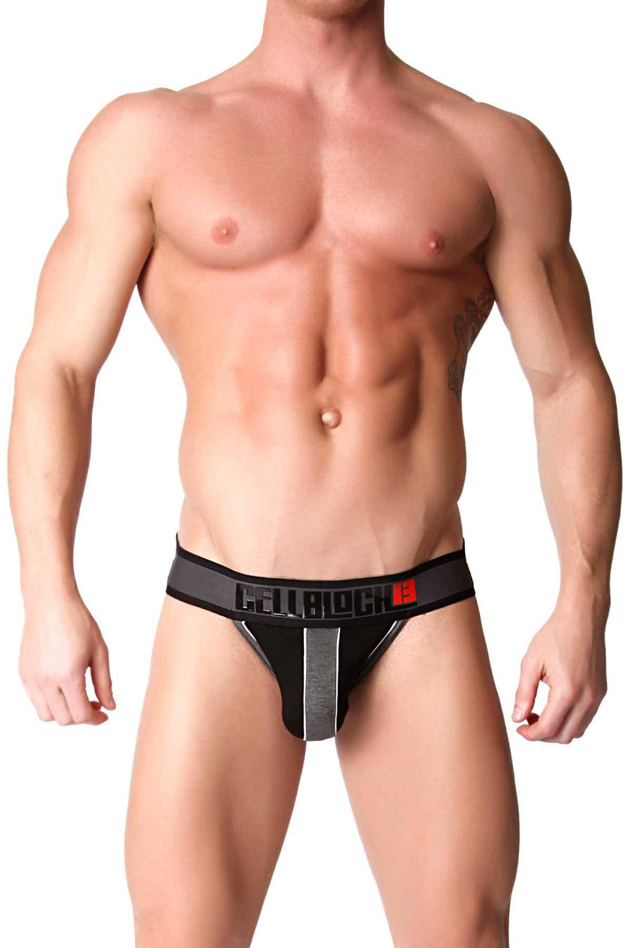 CellBlock 13 Gray Liquid Shadow Jockstrap