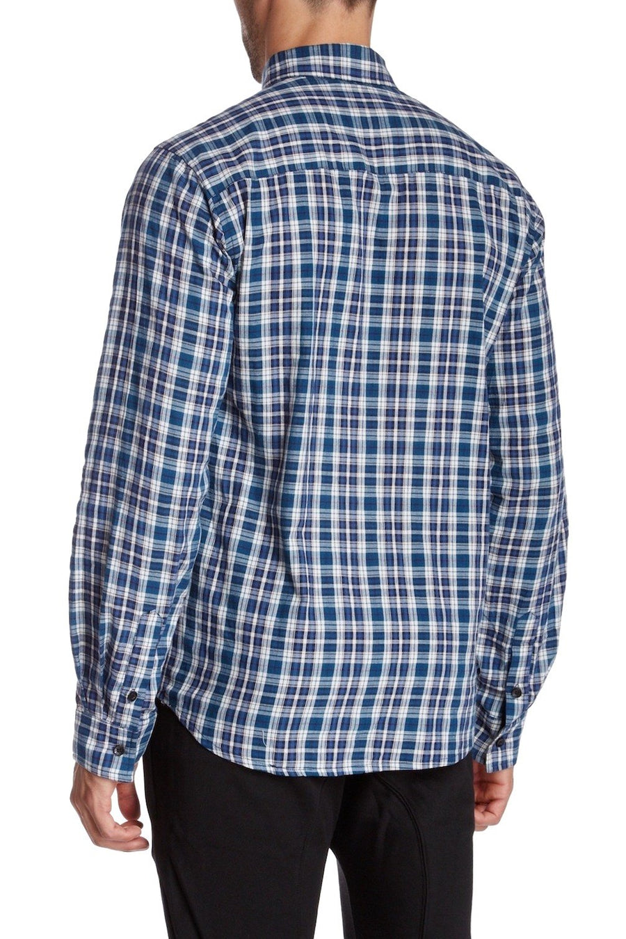 Something Strong Blue Something Safe Button-Up